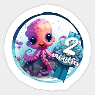 Baby - 2 months Sticker